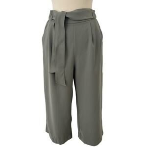Lululemon Noir Crop Wide Leg Pants in Grey Sage 6